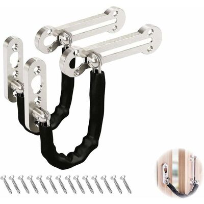 DPZO 2 Cadenas De Seguridad Para Puertas, Dispositivo Antirrobo De Acero, Cadena De Protección Para El Cerrojo De La Puerta De Acero Inoxidable. DPZO 2 Cadenas De Seguridad Para Puertas, Dispositivo Antirrobo De Acero, Cadena De Protección Para El Cerrojo De La Puerta De Acero Inoxidable.