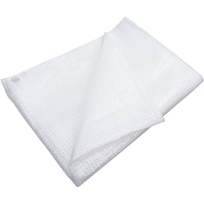 vidaXL Modelo 140 g/m² Blanco 4x8 m Lona - Lona vidaXL Modelo 140 g/m² Blanco 4x8 m Lona - Lona