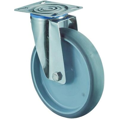 BS ROLLEN - H100.B43.200 - Ø200 - Acero inoxidable - Rueda giratoria BS ROLLEN - H100.B43.200 - Ø200 - Acero inoxidable - Rueda giratoria