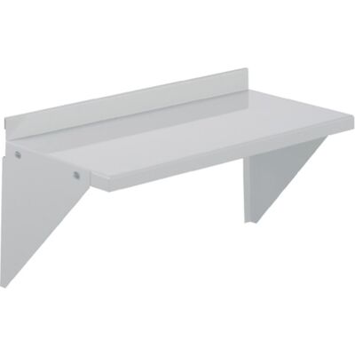 Soporte de estantería KAPPES - Gris claro - 450mm - Revestimiento plástico - Para paneles ranurados Soporte de estantería KAPPES - Gris claro - 450mm - Revestimiento plástico - Para paneles ranurados