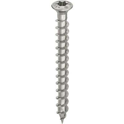 Heco Tornillo de Madera Inox A2 TFB 4,5 x 80 - Fijación de Fachada Heco Tornillo de Madera Inox A2 TFB 4,5 x 80 - Fijación de Fachada