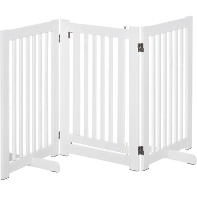 JHY DESIGN Puerta Modular Plegable Para Perros Con Cerradura, 155 X 35,5 X 76 Cm JHY DESIGN Puerta Modular Plegable Para Perros Con Cerradura, 155 X 35,5 X 76 Cm