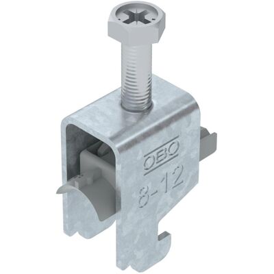 Obo Bettermann Abrazadera De Estribo 2056 08-12mm Acero Galvanizado En Caliente, 1187202 Obo Bettermann Abrazadera De Estribo 2056 08-12mm Acero Galvanizado En Caliente, 1187202