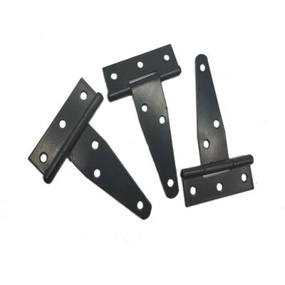 6 Pcs Bisagra En T Negra Bisagra Para Puerta De Granero Tornillos De Bisagras En T De 10 Pulgadas Bisagras De Puerta De Hierro Bisagras Resistentes Para Puertas, Ventanas, Cobertizos Minkurow 6 Pcs Bisagra En T Negra Bisagra Para Puerta De Granero Tornillos De Bisagras En T De 10 Pulgadas Bisagras De Puerta De Hierro Bisagras Resistentes Para Puertas, Ventanas, Cobertizos Minkurow