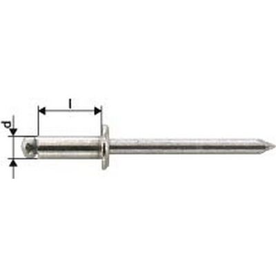 Gesipa - Remache ciego de acero inoxidable 5x14mm - Duradero y Seguro Gesipa - Remache ciego de acero inoxidable 5x14mm - Duradero y Seguro