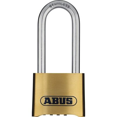 Abus - Candado Con Número 180ib / 50 Hb63 B / Sb Ancho Del Cuerpo De La Cerradura 52 Mm Latón Abus - Candado Con Número 180ib / 50 Hb63 B / Sb Ancho Del Cuerpo De La Cerradura 52 Mm Latón