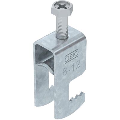 Obo Bettermann Abrazadera De Estribo 2056 08-12mm Acero Galvanizado En Caliente, 1187402 Obo Bettermann Abrazadera De Estribo 2056 08-12mm Acero Galvanizado En Caliente, 1187402