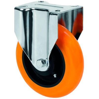ALEX Rueda Fija 4mm 17zvr200-huab Hierro-poliur.naranja Eje Bolas Balona ALEX Rueda Fija 4mm 17zvr200-huab Hierro-poliur.naranja Eje Bolas Balona