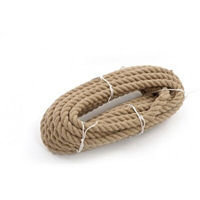 OEM Natural Yute Cuerda De 18 Mm/30 M Trenzado Cable De Jardín Boating Decking Cuerda OEM Natural Yute Cuerda De 18 Mm/30 M Trenzado Cable De Jardín Boating Decking Cuerda