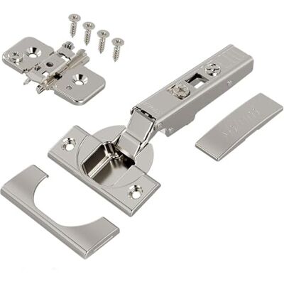 OEM Juego De 2 Bisagras Blum Clip Top De 110° Con Resorte, Tornillos Y Tope De Esquina + Placa De Montaje En Cruz Excéntrica Blum Clip De Acero, Distancia Entre Tornillos 0 Mm OEM Juego De 2 Bisagras Blum Clip Top De 110° Con Resorte, Tornillos Y Tope De Esquina + Placa De Montaje En Cruz Excéntrica Blum Clip De Acero, Distancia Entre Tornillos 0 Mm