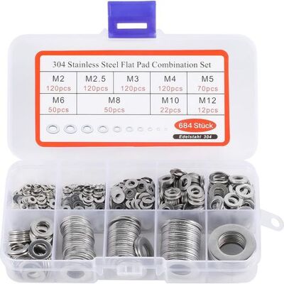 OEM Arandelas Planas De Acero Inoxidable 684 Para Bisagras De Puertas, 9 Tamaños, Arandelas De Acero Inoxidable 304 - M2 M2.5 M3 M4 M5 M6 M8 M10 M12 Arandela De Cuerpo De Acero Inoxidable OEM Arandelas Planas De Acero Inoxidable 684 Para Bisagras De Puertas, 9 Tamaños, Arandelas De Acero Inoxidable 304 - M2 M2.5 M3 M4 M5 M6 M8 M10 M12 Arandela De Cuerpo De Acero Inoxidable