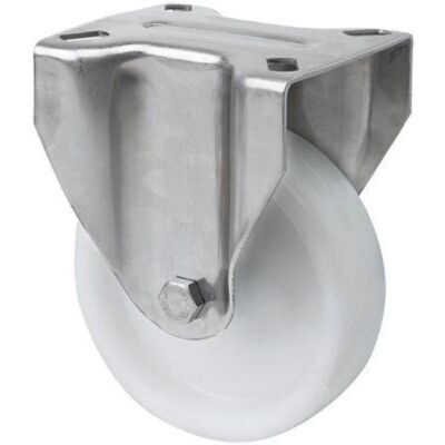 Alex - Ruedas Rueda Fija Inox.17zvi150-ut Poliamix Blanco Eje Liso Alex - Ruedas Rueda Fija Inox.17zvi150-ut Poliamix Blanco Eje Liso