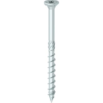 Tornillos Schmid para construcción de madera - Zincado azul pasivado - 8 x 160mm - Pack de 50 Tornillos Schmid para construcción de madera - Zincado azul pasivado - 8 x 160mm - Pack de 50