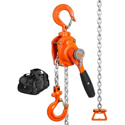 Mophorn - 1/2 Ton Manual Palanca Cadena Polipasto, 1100 Lbs Capacidad 10 Ft, G80 Acero Galvanizado, Weston Doblepawl Freno, 360 ° Gancho, Auto Cadena Líder, Para Garaje Fábrica Muelle Mophorn - 1/2 Ton Manual Palanca Cadena Polipasto, 1100 Lbs Capacidad 10 Ft, G80 Acero Galvanizado, Weston Doblepawl Freno, 360 ° Gancho, Auto Cadena Líder, Para Garaje Fábrica Muelle