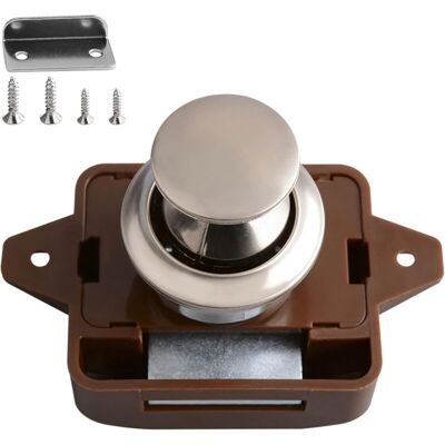 FOCTRO Cerraduras Con Pulsador Para Muebles De Autocaravanas, Armarios, Yates, Barcos Y Cajones. FOCTRO Cerraduras Con Pulsador Para Muebles De Autocaravanas, Armarios, Yates, Barcos Y Cajones.