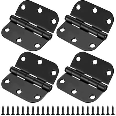 OEM 4 Bisagras Resistentes Para Puertas Plegables, Color Negro, Para Uso Interior Y Exterior, Ventanas, Armarios Y Pianos (76 X 76 Mm) OEM 4 Bisagras Resistentes Para Puertas Plegables, Color Negro, Para Uso Interior Y Exterior, Ventanas, Armarios Y Pianos (76 X 76 Mm)