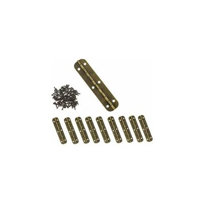 OEM - Juego De 10 Mini Bisagras Vintage De Latón Para Muebles, Armarios, Cajones Y Joyeros Con 60 Tornillos - Crezuo OEM - Juego De 10 Mini Bisagras Vintage De Latón Para Muebles, Armarios, Cajones Y Joyeros Con 60 Tornillos - Crezuo