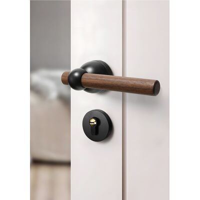 COOCHEER Cerradura De Puerta De Nogal, Cerradura Interior Silenciosa, Nuevo Tirador De Puerta De Madera De Estilo Chino. COOCHEER Cerradura De Puerta De Nogal, Cerradura Interior Silenciosa, Nuevo Tirador De Puerta De Madera De Estilo Chino.