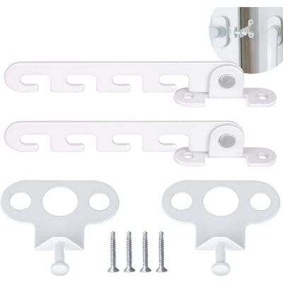 DPZO Limitador De Apertura De Ventana Con Bisagras De 2 Piezas, Pestillos Para Ventana Con 4 Tornillos, Cerradura Para Ventana, Cerradura Para Ventana Resistente A La Intemperie Para Ajustar La Apertura De DPZO Limitador De Apertura De Ventana Con Bisagras De 2 Piezas, Pestillos Para Ventana Con 4 Tornillos, Cerradura Para Ventana, Cerradura Para Ventana Resistente A La Intemperie Para Ajustar La Apertura De