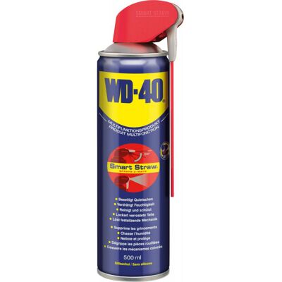 WD-40 - 40 Multifunción Smart Straw - 500ml - 12 unidades - Lubricante spray WD-40 - 40 Multifunción Smart Straw - 500ml - 12 unidades - Lubricante spray