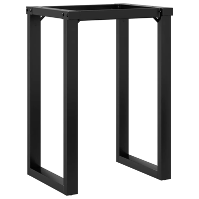 HELLOSHOP26 Patas De Mesa De Comedor Con Marco En O 60 X 50 X 73 Cm Estables Y Robustas Estilo Industrial De Acero Negro 020047224 HELLOSHOP26 Patas De Mesa De Comedor Con Marco En O 60 X 50 X 73 Cm Estables Y Robustas Estilo Industrial De Acero Negro 020047224