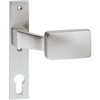 Manilla de puerta EDI - Modelo 1317/1020 - Aluminio Natural - Puerta de madera exterior Manilla de puerta EDI - Modelo 1317/1020 - Aluminio Natural - Puerta de madera exterior