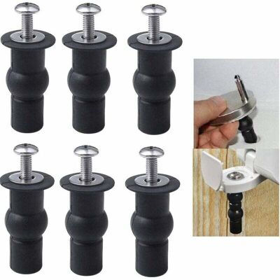 DPZO Juego De 6 Tornillos Para Asiento De Inodoro, Herrajes Para Asiento De Inodoro, Bisagras Para Asiento De Inodoro, Tuercas De Expansión De Goma, Fijaciones De Tornillo, Herrajes Para Inodoro Para Aguje DPZO Juego De 6 Tornillos Para Asiento De Inodoro, Herrajes Para Asiento De Inodoro, Bisagras Para Asiento De Inodoro, Tuercas De Expansión De Goma, Fijaciones De Tornillo, Herrajes Para Inodoro Para Aguje