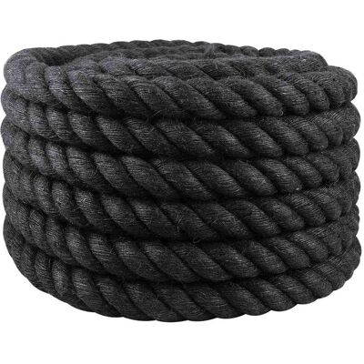 Cuerda De Yute 500 Mm 5 M Negro 100% Yute Tossa Vidaxl Cuerda De Yute 500 Mm 5 M Negro 100% Yute Tossa Vidaxl