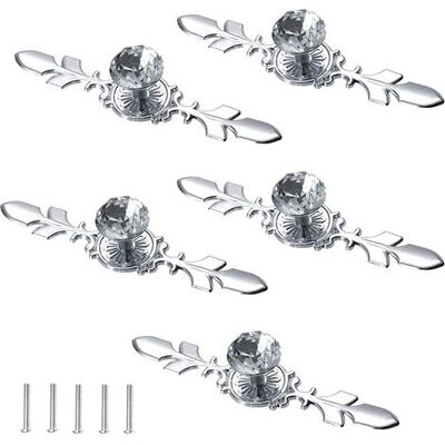 OEM Perilla De Mueble 5 Piezas Perilla De Puerta Diamante Tirador De Mueble Diamante Perilla De Mueble Vintage Con Tirador 170mm OEM Perilla De Mueble 5 Piezas Perilla De Puerta Diamante Tirador De Mueble Diamante Perilla De Mueble Vintage Con Tirador 170mm