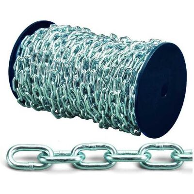 BLINKY Cadena Genovesa Uso Comercial Zinc Bobina Metros 38 Mm.5,0 /21 BLINKY Cadena Genovesa Uso Comercial Zinc Bobina Metros 38 Mm.5,0 /21