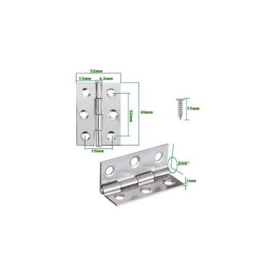 OEM Bisagra De Acero Inoxidable, 20 Bisagras Pequeñas (con 120 Tornillos M4 De 16 Mm), Bisagra Plana, Bisagra Para Herrajes De Muebles Y Armarios - Crezuo OEM Bisagra De Acero Inoxidable, 20 Bisagras Pequeñas (con 120 Tornillos M4 De 16 Mm), Bisagra Plana, Bisagra Para Herrajes De Muebles Y Armarios - Crezuo