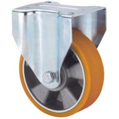 Alex - Rueda Fija 4mm 17zvr200-aub Aluminio-poliur.naranja Eje Bolas Alex - Rueda Fija 4mm 17zvr200-aub Aluminio-poliur.naranja Eje Bolas