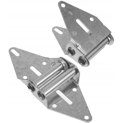 OEM Dos Bisagras De Resorte Para Puerta De Garaje, Incluyendo Piezas De Montaje, Color Plata. OEM Dos Bisagras De Resorte Para Puerta De Garaje, Incluyendo Piezas De Montaje, Color Plata.