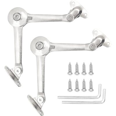 Csparkv - Bisagra Para Tapa De Muebles (2 Unidades, 40 Libras, Ajustable, Soporte De Elevación, Aleación De Zinc, Para Puerta De Armario De Cocina, Caja De Juguetes) Csparkv - Bisagra Para Tapa De Muebles (2 Unidades, 40 Libras, Ajustable, Soporte De Elevación, Aleación De Zinc, Para Puerta De Armario De Cocina, Caja De Juguetes)