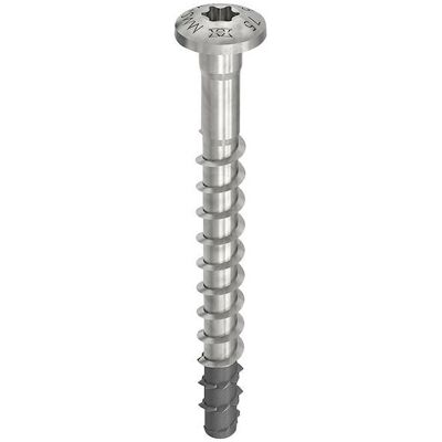 Heco Modelo 7.5x45 Anclaje de tornillo Multi-Monti Plus de acero inoxidable - 50 piezas Heco Modelo 7.5x45 Anclaje de tornillo Multi-Monti Plus de acero inoxidable - 50 piezas