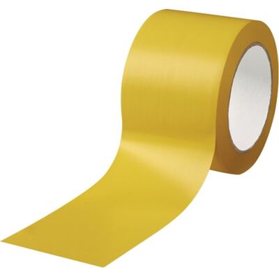 Cinta adhesiva amarilla Rocol - 33m x 75mm - Cinta de señalización Cinta adhesiva amarilla Rocol - 33m x 75mm - Cinta de señalización