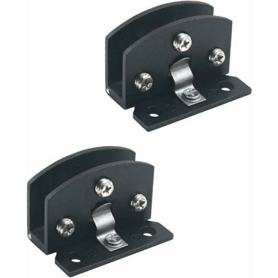 LINJOU Paquete De 2 Bisagras Para Puertas De Vidrio, Bisagra Para Puerta De Vitrina Con Clip Para Vitrina De Vinos (apta Para Vidrio De 5-6 Mm De Espesor - Negro), Piezas De Repuesto Para Bisagras De Puerta LINJOU Paquete De 2 Bisagras Para Puertas De Vidrio, Bisagra Para Puerta De Vitrina Con Clip Para Vitrina De Vinos (apta Para Vidrio De 5-6 Mm De Espesor - Negro), Piezas De Repuesto Para Bisagras De Puerta