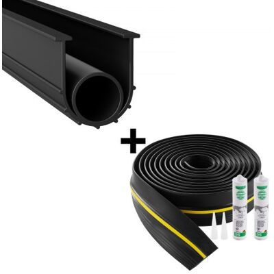 OEM Kit De Juntas De Umbral Para Puerta De Garaje, 6,09 M En Forma De U + Junta Tórica, Junta Inferior Para Puerta De Garaje, Se Combina Con Tiras De Sellado Impermeable Con Adhesivo, Negro OEM Kit De Juntas De Umbral Para Puerta De Garaje, 6,09 M En Forma De U + Junta Tórica, Junta Inferior Para Puerta De Garaje, Se Combina Con Tiras De Sellado Impermeable Con Adhesivo, Negro