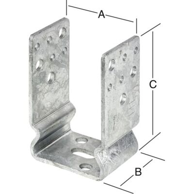 Tecnomat - AD U 90x125 - Forma de U - U-support Tecnomat - AD U 90x125 - Forma de U - U-support