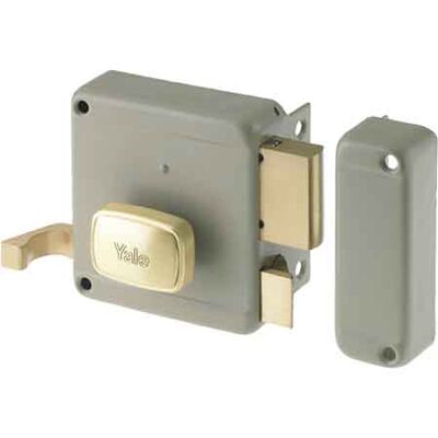 Yale Cerradura de Puerta - Cerrojo con Cilindro Externo Yale Cerradura de Puerta - Cerrojo con Cilindro Externo