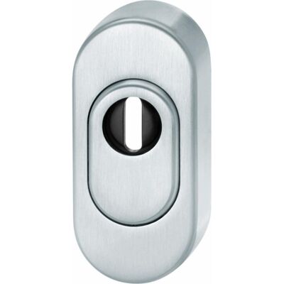 Conjunto de manillas de puerta oval en acero inoxidable FSB con cubierta de cilindro - Herrajes para puertas Conjunto de manillas de puerta oval en acero inoxidable FSB con cubierta de cilindro - Herrajes para puertas