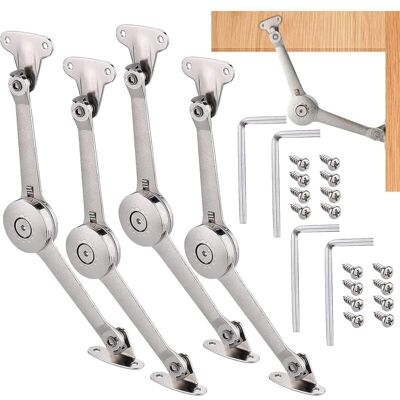 OEM Bisagra Plegable Con Mecanismo De Cierre Suave Y Sistema De Bloqueo, De Zinc, Para Puertas De Cocina, 4 Unidades. OEM Bisagra Plegable Con Mecanismo De Cierre Suave Y Sistema De Bloqueo, De Zinc, Para Puertas De Cocina, 4 Unidades.