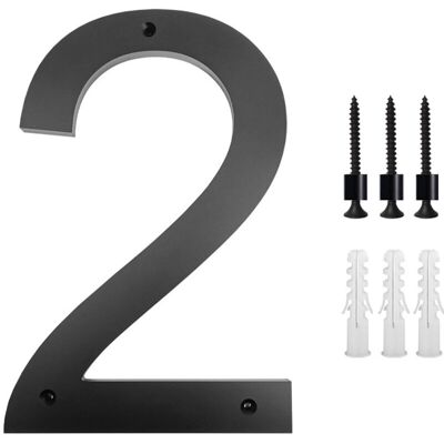 OEM Placa Negra De 25 Cm (10 Pulgadas) Para Número De Casa – Números Modernos De Aleación De Zinc – Montaje En Pared Para Madera Y Hormigón – Kit De Tornillos Incluido -crezuo OEM Placa Negra De 25 Cm (10 Pulgadas) Para Número De Casa – Números Modernos De Aleación De Zinc – Montaje En Pared Para Madera Y Hormigón – Kit De Tornillos Incluido -crezuo
