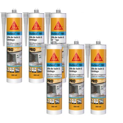 Sika - Modelo: seal-180 - Sellador transparente - 300ml Sika - Modelo: seal-180 - Sellador transparente - 300ml