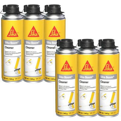 Juego De 6 Limpiadores Para Espuma De Poliuretano - Sika Boom Cleaner - 500ml Juego De 6 Limpiadores Para Espuma De Poliuretano - Sika Boom Cleaner - 500ml
