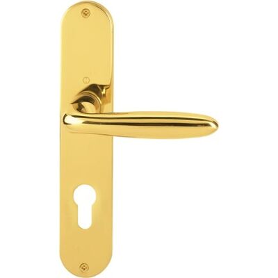 Juego de Manillas de Puerta de Latón Verona Hoppe - Categoría 3 - 72mm - Para izquierda/derecha Juego de Manillas de Puerta de Latón Verona Hoppe - Categoría 3 - 72mm - Para izquierda/derecha