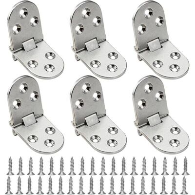 OEM Bisagra Plana, Bisagra Plegable, 6 Piezas, Bisagra Abatible, Herrajes Para Bisagras De Aleación, Bisagras Para Mesa Plegable, Bisagras De Zinc Plateado, Bisagra Invisible, Montaje De Muebles-crezuo OEM Bisagra Plana, Bisagra Plegable, 6 Piezas, Bisagra Abatible, Herrajes Para Bisagras De Aleación, Bisagras Para Mesa Plegable, Bisagras De Zinc Plateado, Bisagra Invisible, Montaje De Muebles-crezuo