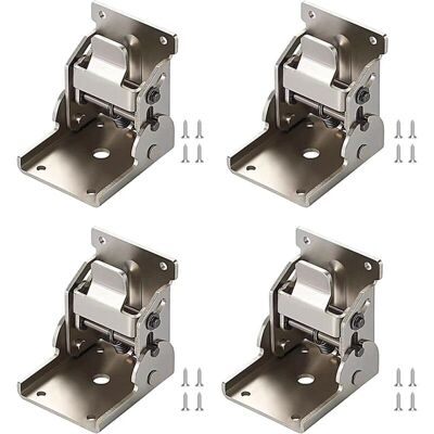 OEM Bisagra De 90° Para Patas De Mesa Plegable - 4 Bisagras Autoblocantes Bisagras De Soporte Autoblocantes Con Tornillos Ideal Para Muebles Como -crezuo OEM Bisagra De 90° Para Patas De Mesa Plegable - 4 Bisagras Autoblocantes Bisagras De Soporte Autoblocantes Con Tornillos Ideal Para Muebles Como -crezuo