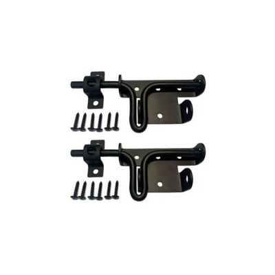 OEM Loquet Coulissant Exterior, Cerradura Con Trou Pour Cadenas, Cible En Acero Inoxidable, Loquet Negro (lote De 2) - Crezuo OEM Loquet Coulissant Exterior, Cerradura Con Trou Pour Cadenas, Cible En Acero Inoxidable, Loquet Negro (lote De 2) - Crezuo
