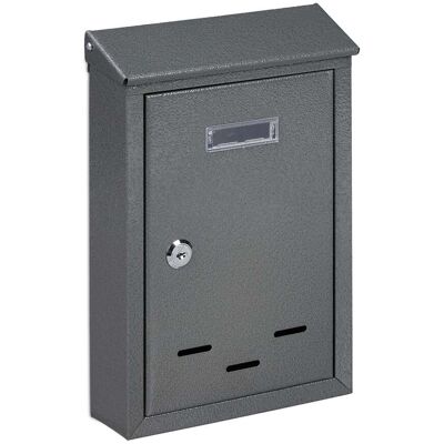 HELLOSHOP26 Buzón De Pared Vintage Compacto Cerradura De Seguridad 30,5 X 21 X 7 Cm De Hierro Negro 130009963 HELLOSHOP26 Buzón De Pared Vintage Compacto Cerradura De Seguridad 30,5 X 21 X 7 Cm De Hierro Negro 130009963